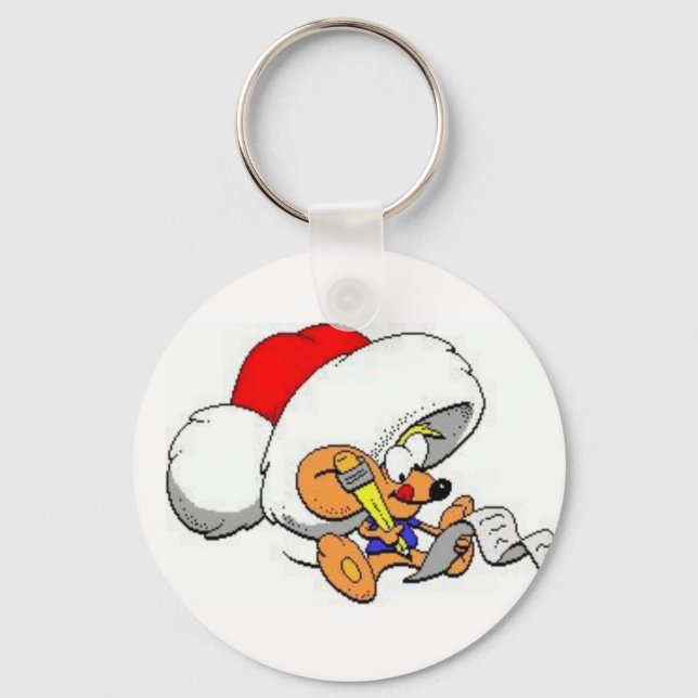 Llavero Querido Santa Mouse (Anverso)