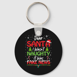 Llavero Querido Santa No Fui Travieso Fue Noticias Falsas 