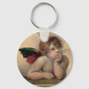 Llavero Querube de Sistine Madonna por Raphael