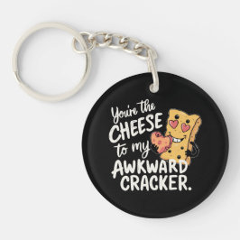 Llavero Queso a mi incómodo | Divertido y lindo San Valent