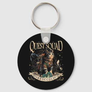 Llavero Quest Fantasy Squad Broccoli Kitten Funny Cat