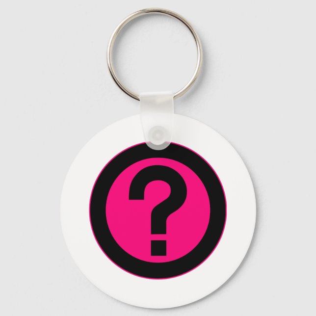 Llavero Question Mark Ask Query Symbol Punctuation (Anverso)