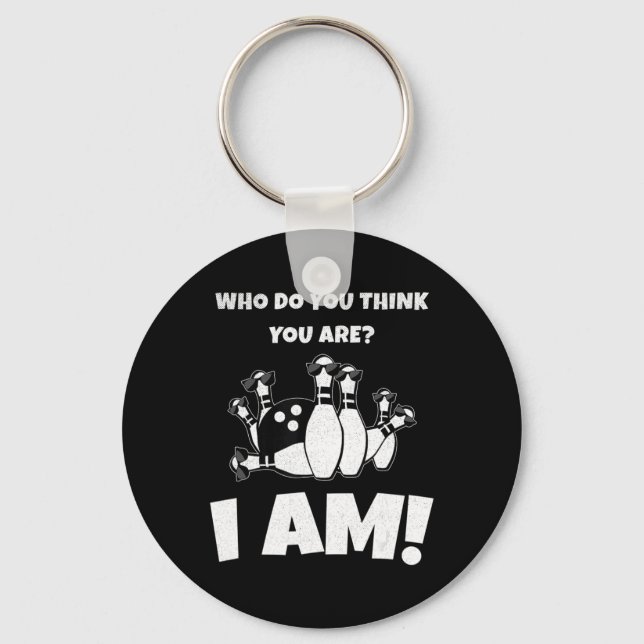 Llavero ¿Quién Crees Que Eres Un Bote Vintage? (Anverso)