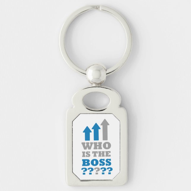Llavero ¿Quién es el jefe? (Anverso)