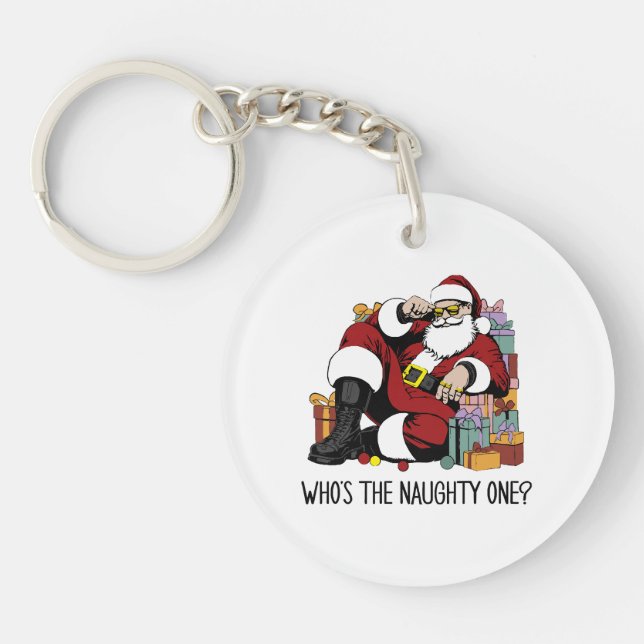 Llavero Quién es el travieso (Frente)