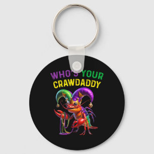 Llavero ¿Quién es tu Crawdaddy Crawfish Jester Beads diver