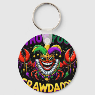 Llavero ¿Quién es tu Crawdaddy Crawfish Jester Cuentas Loc