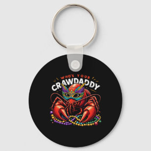 Llavero ¿Quién es tu papaíta Funny Mardi Gras Cajun Dabbin