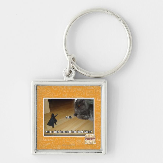 Llavero ¿Quién inventó el lado oscuro? (Frente)