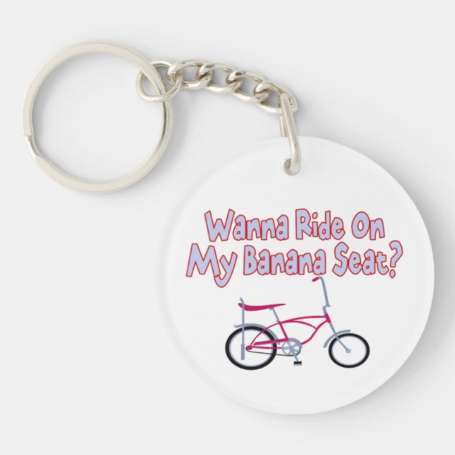 Llavero Quiera montar en mi plátano Seat (Frente)
