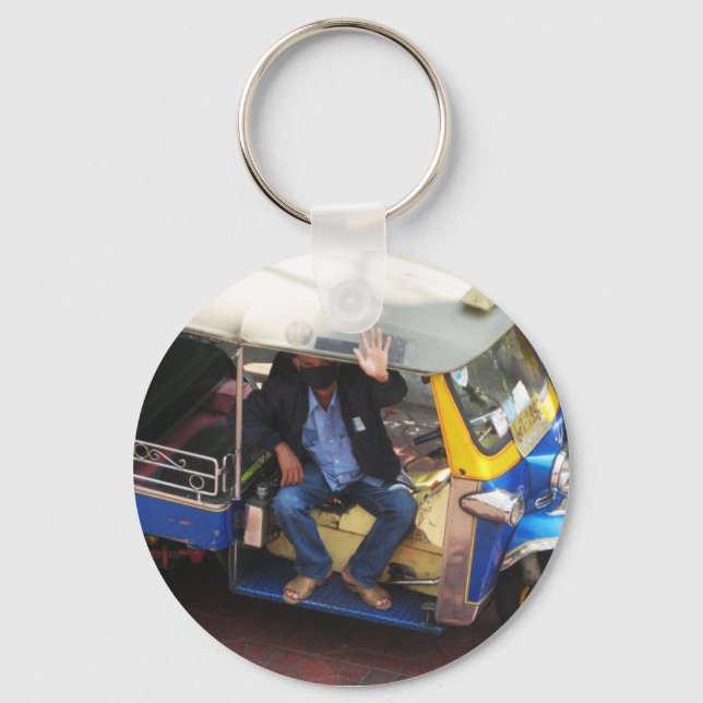 Llavero ¿Quieres TAXI TUK-TUK? ... Bangkok, Tailandia (Anverso)