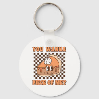 Llavero Quieres Un Trozo De Mi Groovy Pumpkin Pie Divertid