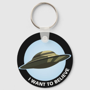 Llavero Quiero creer en Keychain