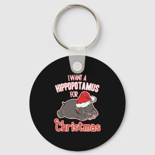 Llavero quiero hipopótamo para navidades