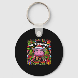 Llavero Quiero Hipopótamo Para Navidades Hippo Xmas Cos