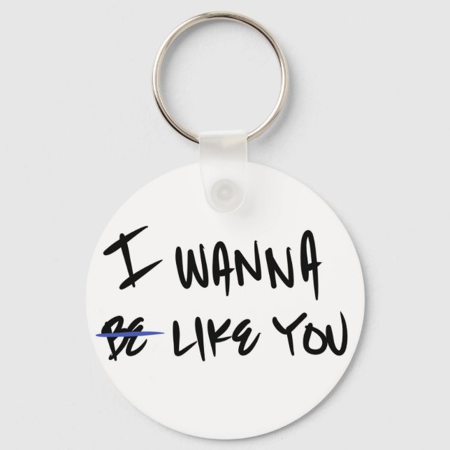 LLAVERO "QUIERO QUE ME GUSTES" KEYCHAIN (Anverso)