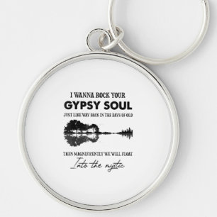 Llavero Quiero Rock Tu Guitarra Hippie Soul Gitano