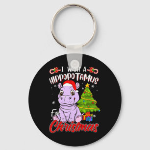 Llavero Quiero Un Hipopótamo Para Los Navidades Hippo
