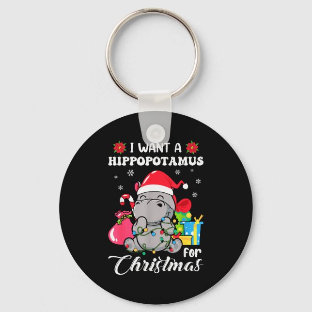 Llavero Quiero Un Hiptamus Para Navidad Xmas Hip Niño Todd (Anverso)