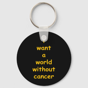 Llavero quiero un mundo sin cáncer
