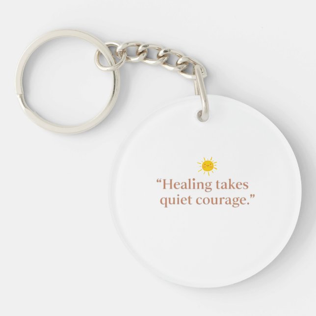 Llavero Quiet Courage for Healing (Frente)