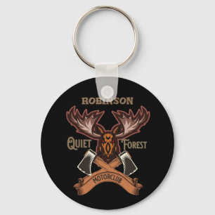 Llavero Quiet Forest Motorclub, personalice al papá de la