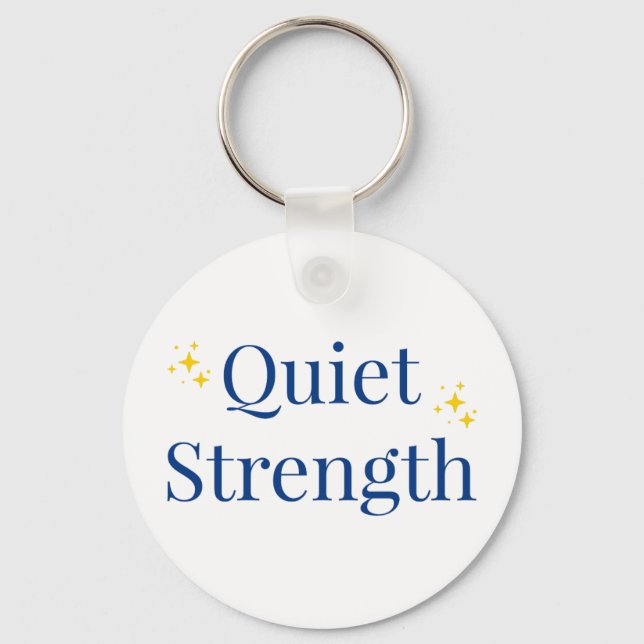 Llavero Quiet Strength (Anverso)
