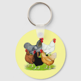 Llavero Quinteto de pollo vinculado al sexo