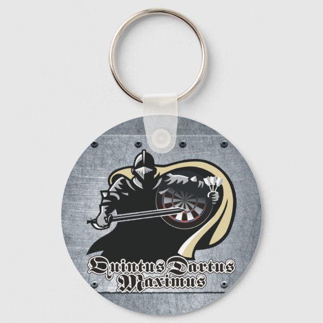 Llavero Quintus Dartus Maximus Darts Team (Anverso)