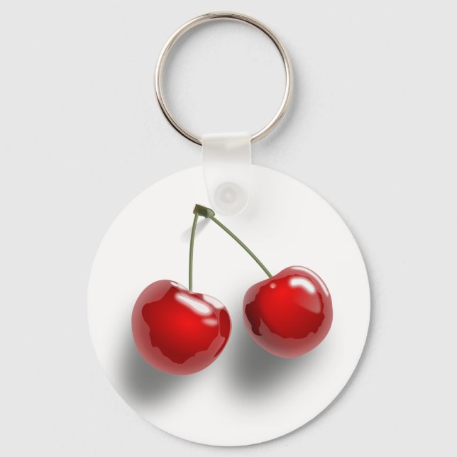 Llavero Quiras glaseadas de postre rojo (Anverso)