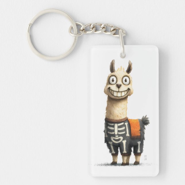 Llavero Quirky Lama Halloween (Frente)