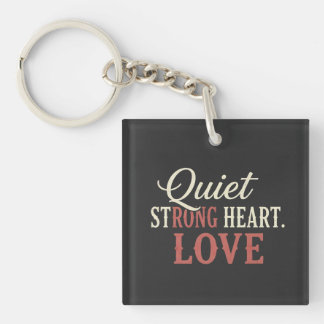 Llavero QUIT Strong Heart Love 
