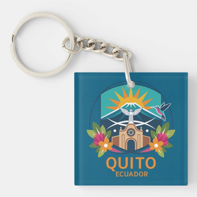 Llavero Quito Ecuador South America (Frente)