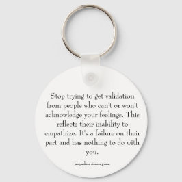 Llavero Quote about relationships. 