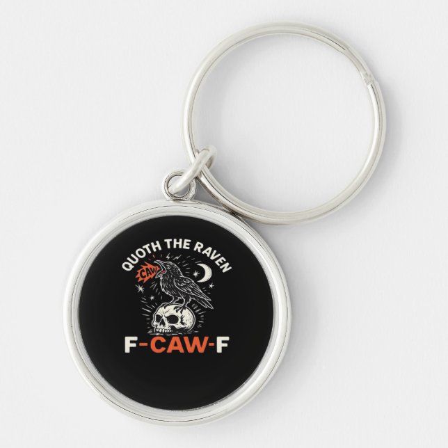 Llavero Quoth Raven F-Caw-F (Frente)