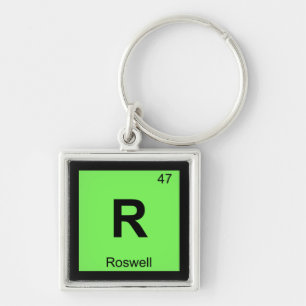 Llavero R - Roswell Nuevo México Química Tabla Periódica