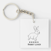 Rabbit Lover, diseño simple