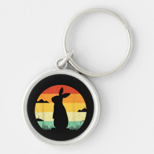 Llavero Rabbit Retro Vintage Estilo Bunny Lover