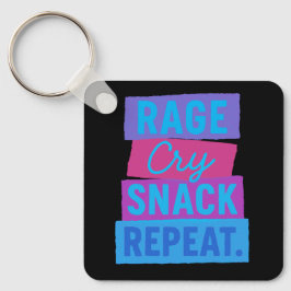 Llavero RABIA. Llora. APERITIVO. REPITE.