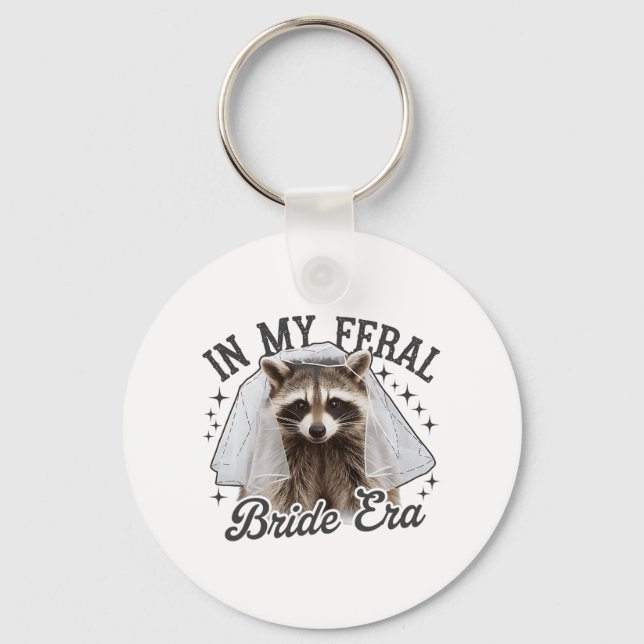 Llavero Raccoon en la era de mi novia (Anverso)