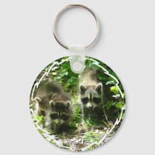 Llavero Raccoon Habitat Keychain
