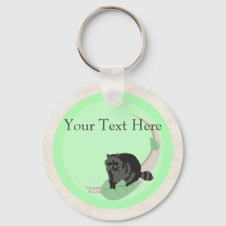 Llavero Raccoon Keychain