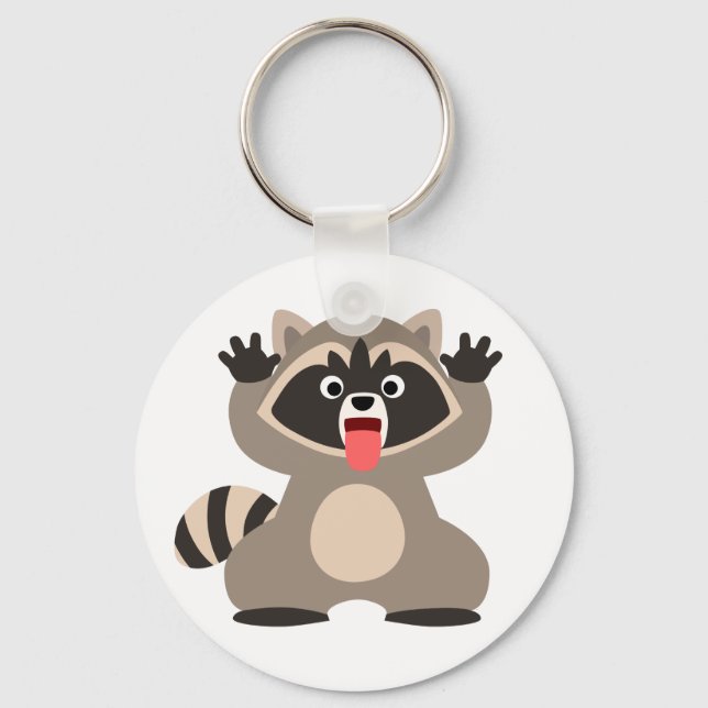 Llavero Raccoon, un Personalizado barato (Anverso)