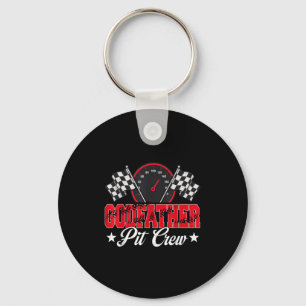 Llavero Race Car Birday Party Carreras de la familia Pi