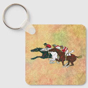 Llavero Race Horses Keychain