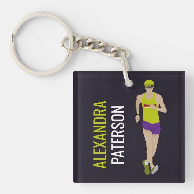 Llavero Race Walking (Frente)