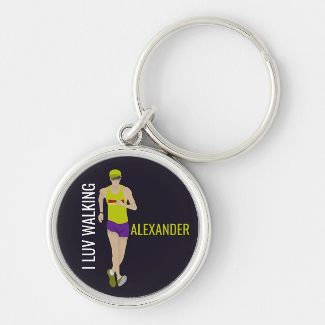 Llavero Race Walking (Frente)