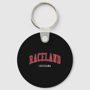Llavero Raceland Louisiana College Style