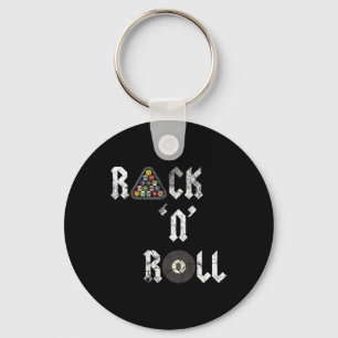 Llavero Rack N Rollo Funny Pool Billiards Cue Sports Ocho
