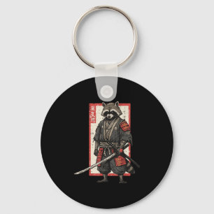 Llavero Racoon Samurai Katana Hombres guerreros japoneses